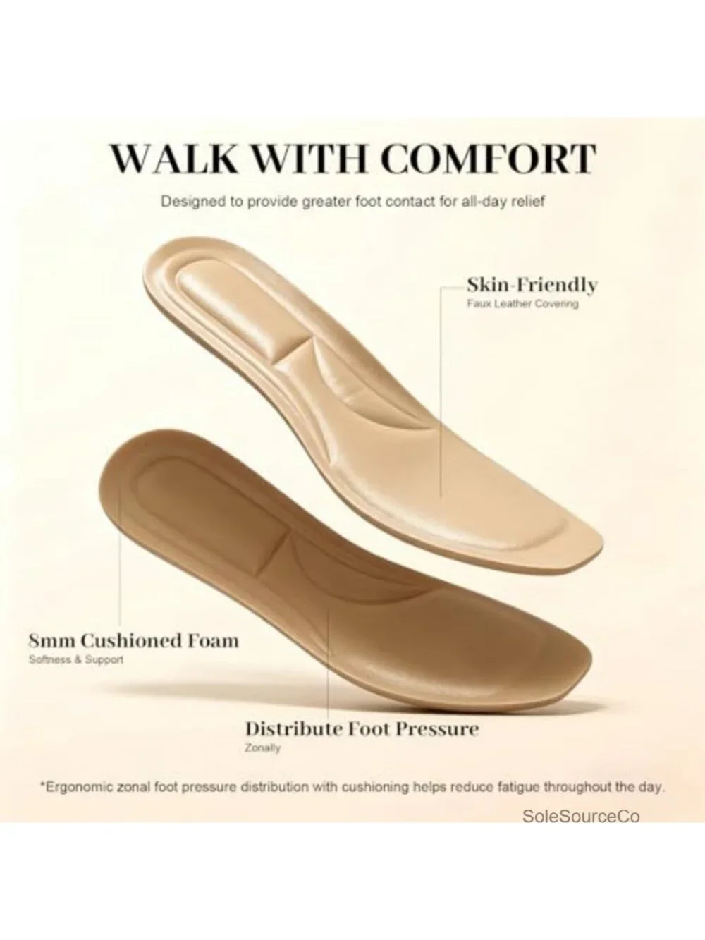 Women's Mary Jane Ballet Flats Square Toe Faux Leather Ankle Strap Cushioned